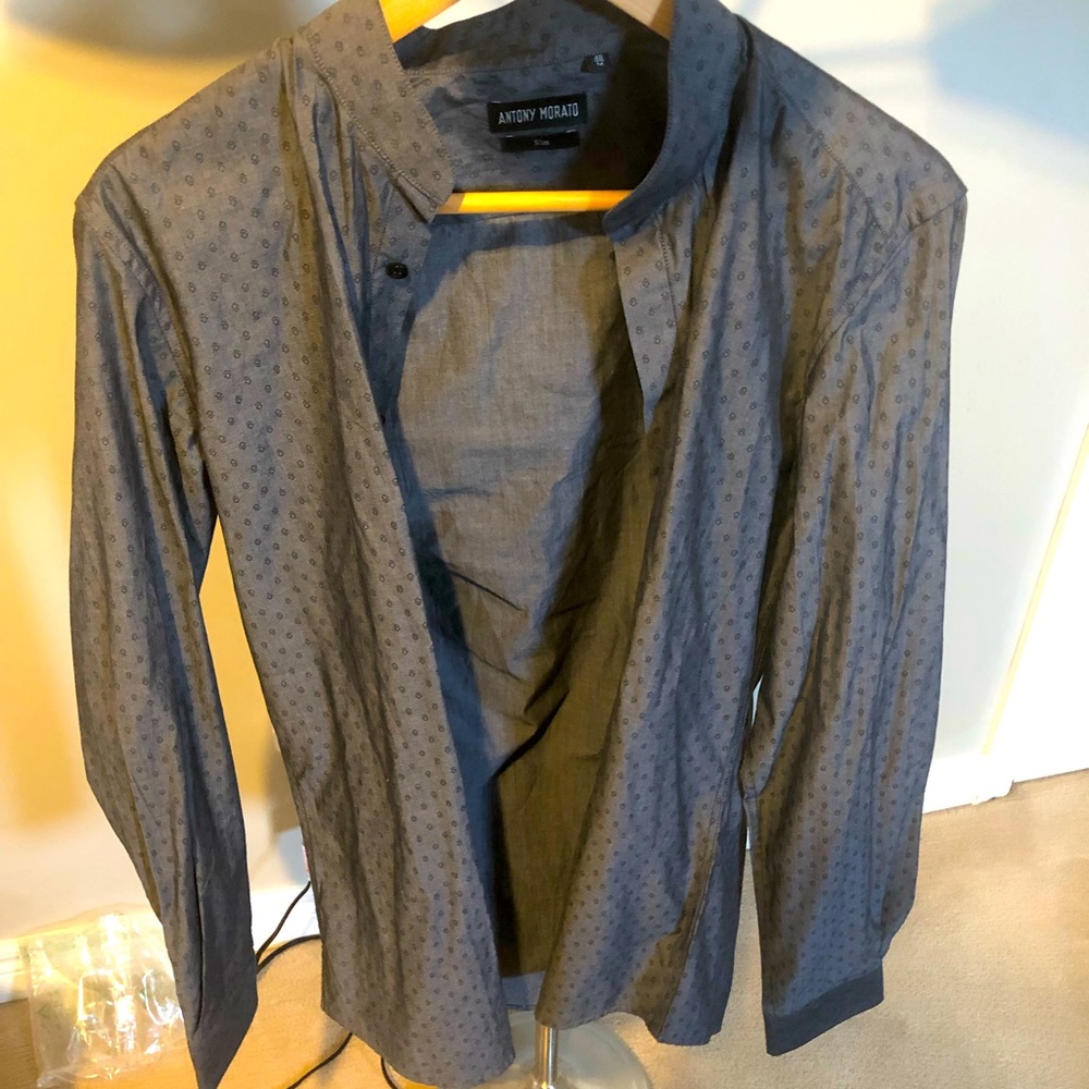 BNWOT Anthony Morato men’s luxury dress shrt SZ M